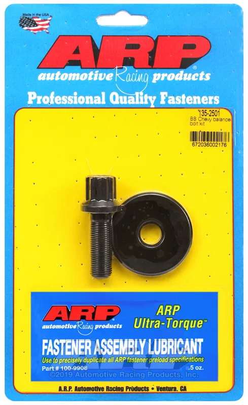 135-2501 – ARP Harmonic Balancer Bolt, For Use With Chevy Big Block 5/8 Inch Socket Size 1/2 Inch - 20 Thread Size 1....